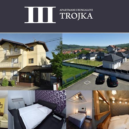 Apartmani I Bungalovi Trojka 바냐루카 외부 사진